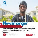 Chief Olusegun Ajileye to Receive Prestigious "Media Inclusive Award" for Disability Advocacy 393848